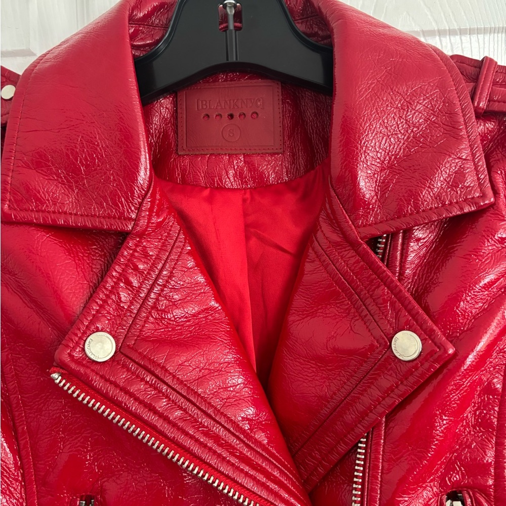 Blank NYC red moto jacket - Picture 4 of 13